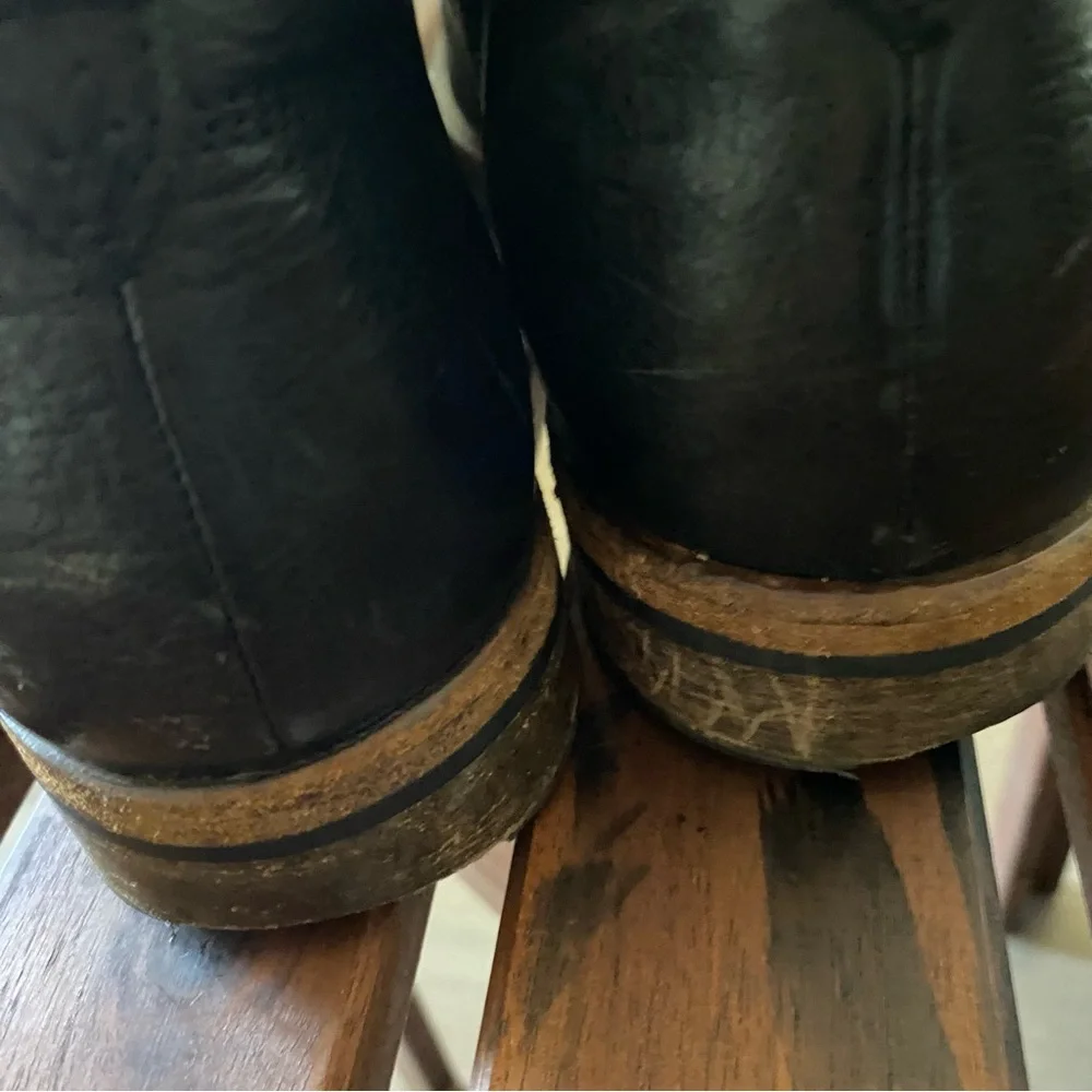 john varvatos handmade In Italy black leather chukka boots men 10.5